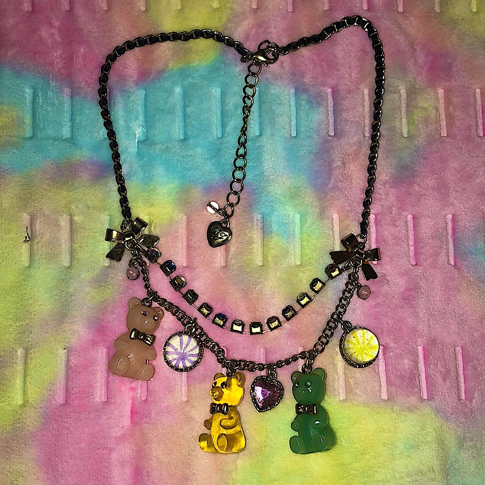 Betsey Johnson Candyland Gummy Bear Necklace